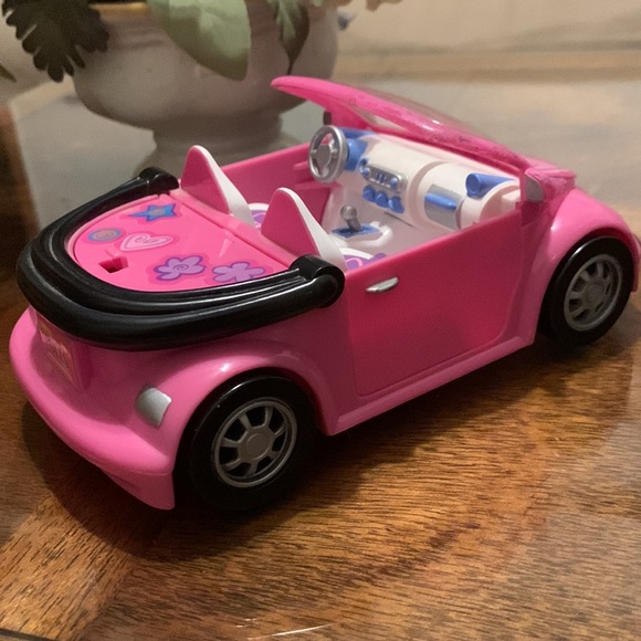 Polly Pocket Pink convertible Car Pollypockets doll Mattel 2000 vintage Play Toy - Picture 7 of 16